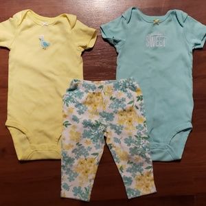 Carter's spring outfits 9 month